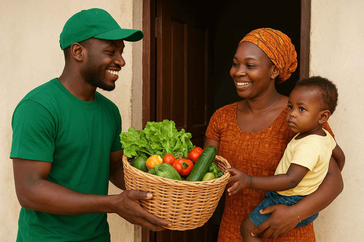 Serving customers at home